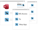 Einfache Möglichkeit, die MS Access-Datenbank in eine Webanwendung zu konvertieren