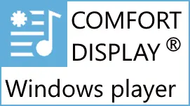 New release of our COMFORT DISPLAY Windows player
