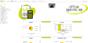 Screenshots von einer vom Kunden migrierten MS-Access-Anwendung des Kunden zu einer Web-App