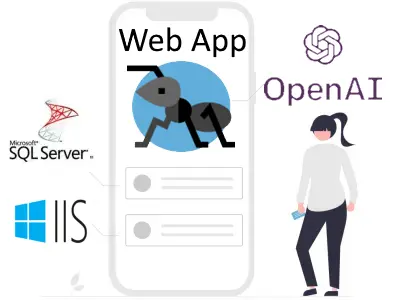 First MS-Access to a Web App migration with OpenAi (ChatGPT) Implementation delivered.
